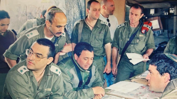 אל''ם במיל' פרופ' גבי סיבוני בתרגיל של חטיבת גולני