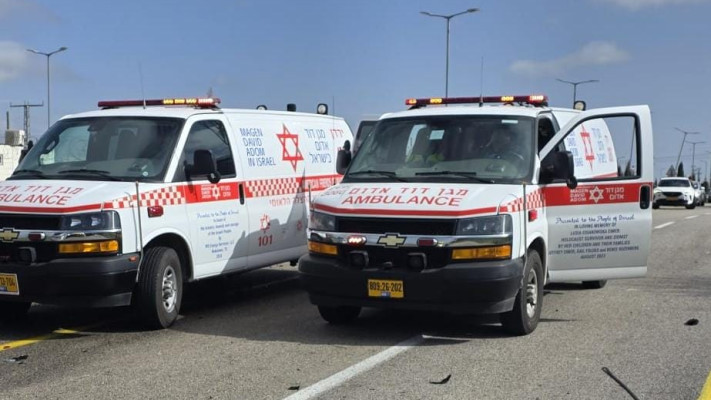 זירת התאונה בכביש 959, רוכב אופנוע כבן 26 נהרג