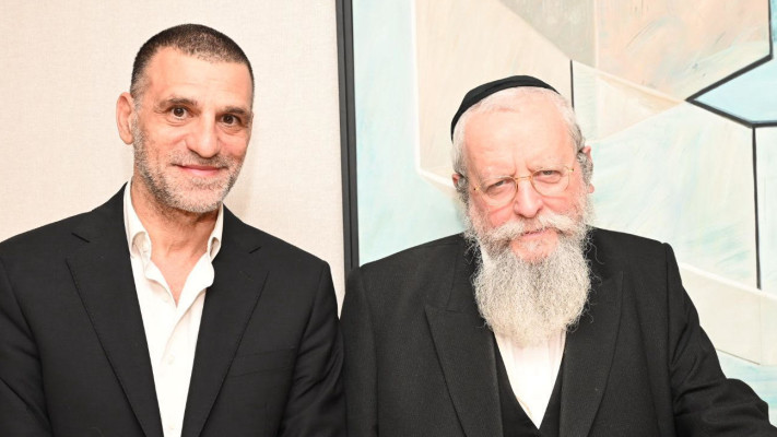 אלימלך פירר וחיים גבריאלי  (צילום: מרכז שיקום ''עזרה למרפא'')