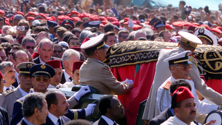 ההלוויה של מלך מרוקו חסן השני ב-1999