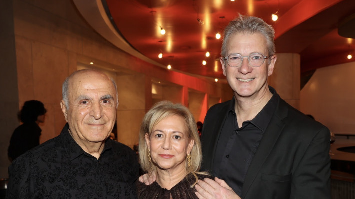 עידו ריקלין, טלי ברש ויוסף ברדנשווילי (צילום: רפי דלויה)