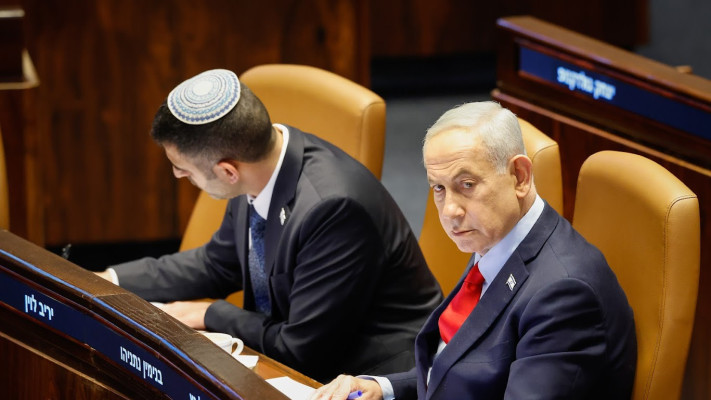 ראש הממשלה בנימין נתניהו במליאה בכנסת