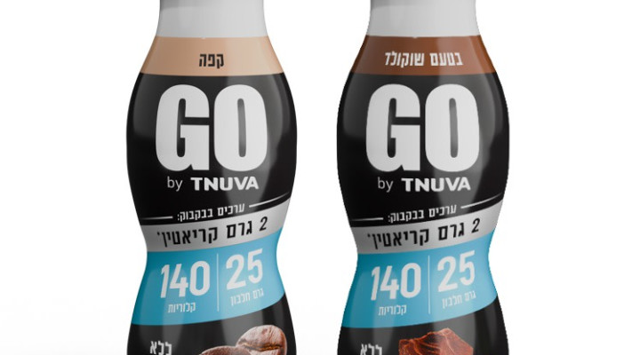 משקאות חלבון GO בתוספת קריאטין