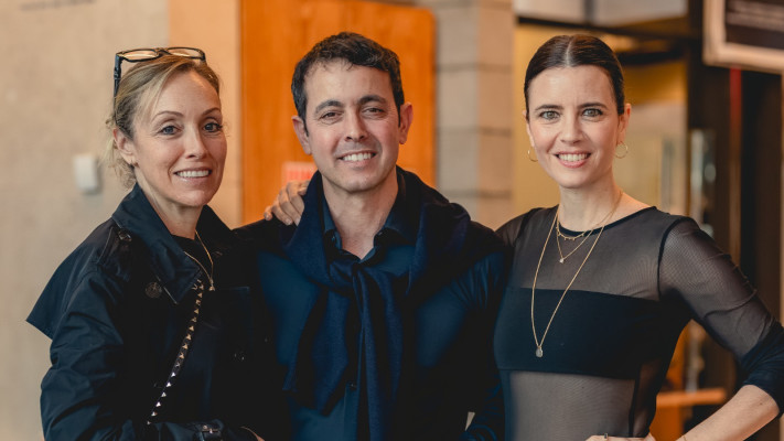 קרן ארזי ועומר וקרן וולף&nbsp; (צילום: אור גפן)