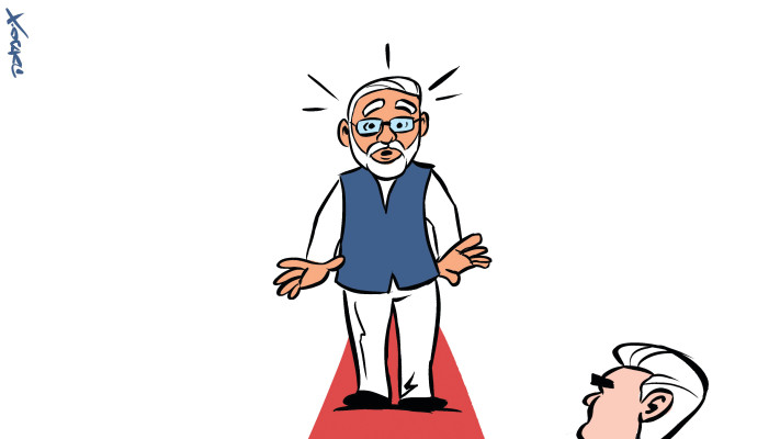 התרגיל הכושל של האופוזיציה לפני נאומו של מודי