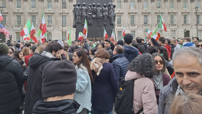 הפגנת תמיכה בישראל בלונדון