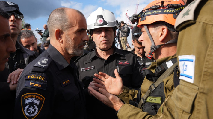 מפכ''ל המשטרה דני לוי בזירה בבית שמש