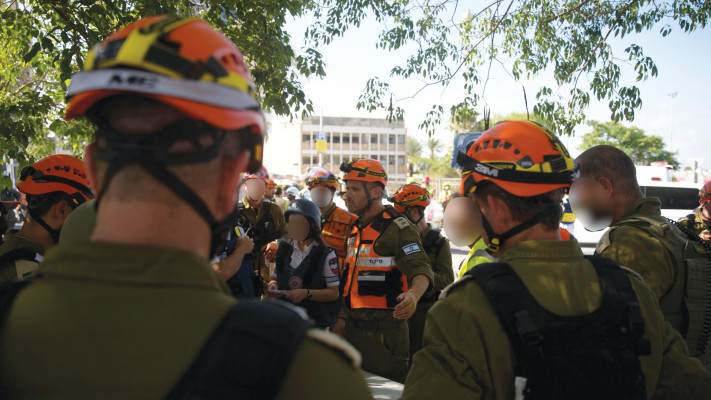 עמיחי קידר בזירת הנפילה