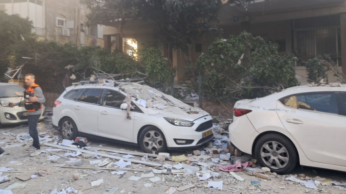 זירת נפילה ברמת גן