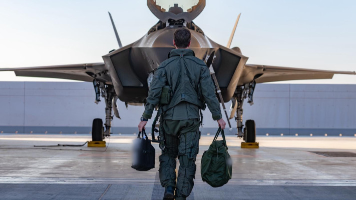 מטוס F-35I ''אדיר'' של חיל האוויר