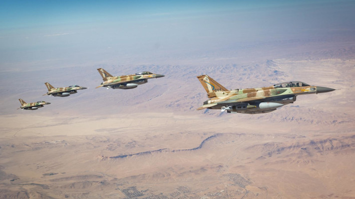 מטוסי חיל האוויר (F-16) בדרך לאיראן 