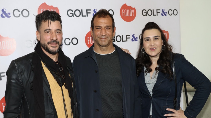 &nbsp;קרין גורן, אייל גרינברג ואביב משה&nbsp; (צילום: רפי דלויה)