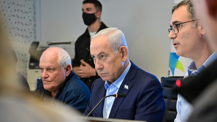 בנימין נתניהו וחיים כץ בחמ״ל הבריאות הלאומי