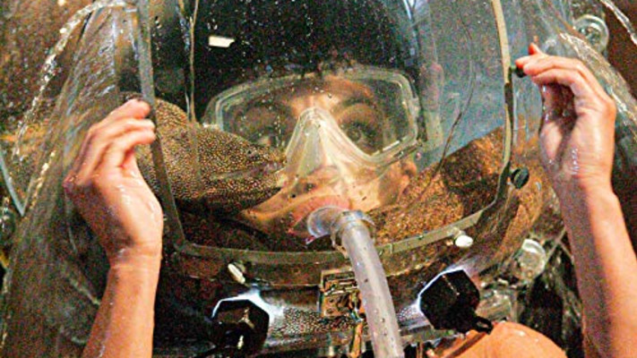 חיפשה לגרום לצופה לזוז באי נוחות בספה. אפקט הפחד בגרסה הראשונית