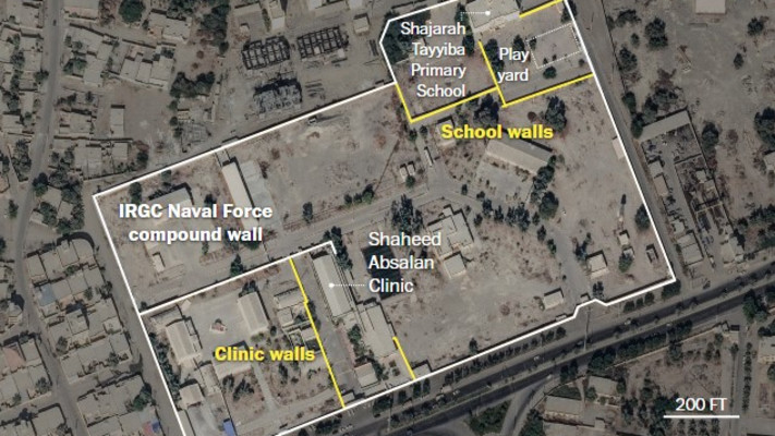 תצ''א של מתחם בית הספר במינהב, איראן