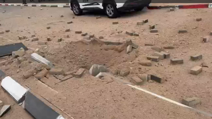 תיעוד מזירת הנפילה באילת