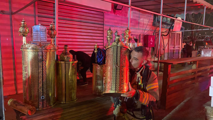 שריפת בית כנסת ברמלה