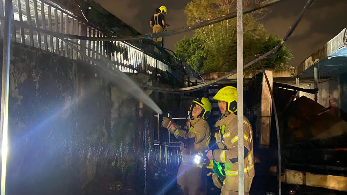 שריפה בבית כנסת ברמלה