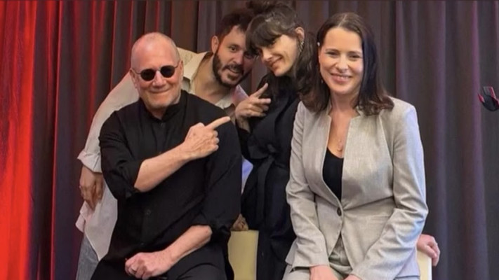 תמר איש שלום, נגה ארז, אורי רוסו ורוני דואק (צילום: באדיבות שיתופים וציונות 2000)