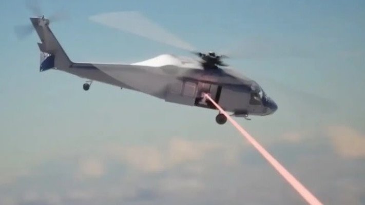 יירוט בלייזר מסוק