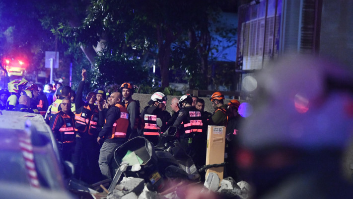 זירת הנפילה ברמת גן