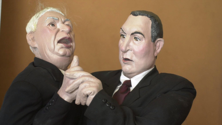 אריאל שרון ואהוד ברק החרצופים