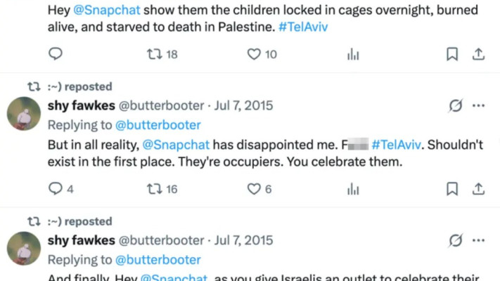 ראמה דוואג'י, תמיכה בטרור ברשת ה-X