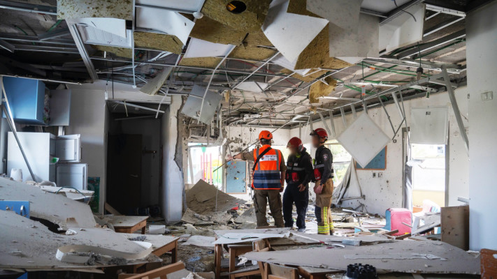 פעילות כוחות פיקוד העורף בזירה בראשון לציון