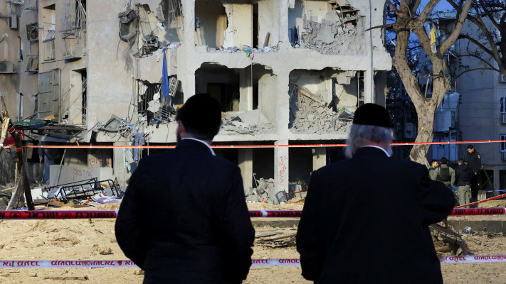 זירת נפילת הטיל האיראני בערד