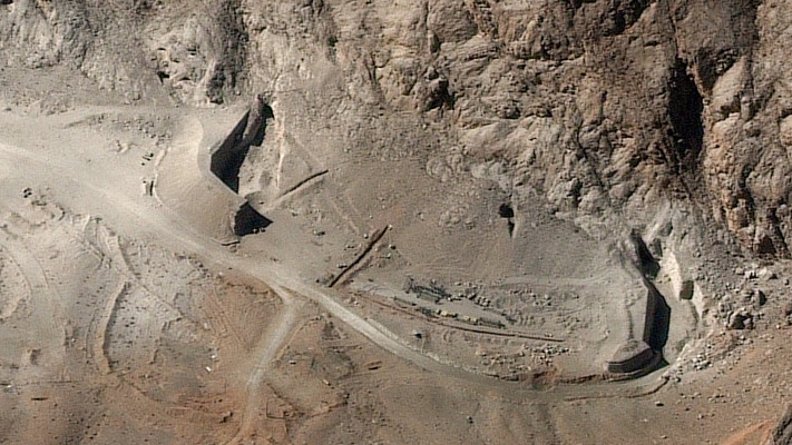 מנהרה הרוסה במתחם הטילים באיספהאן