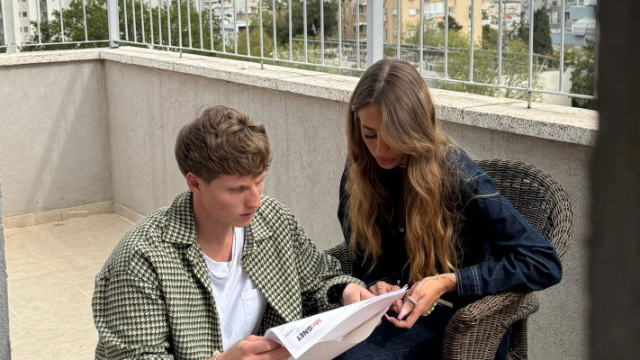 מייה שם ורון טרויאן (צילום: רשת 13)