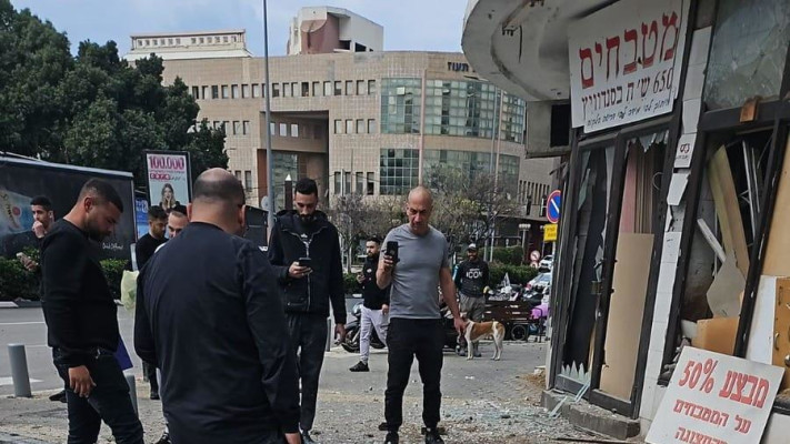 זירת נפילה בתל אביב 