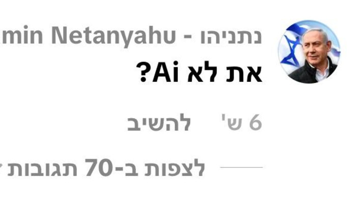 ראש הממשלה עוקץ את השונאים (צילום: צילום מסך)