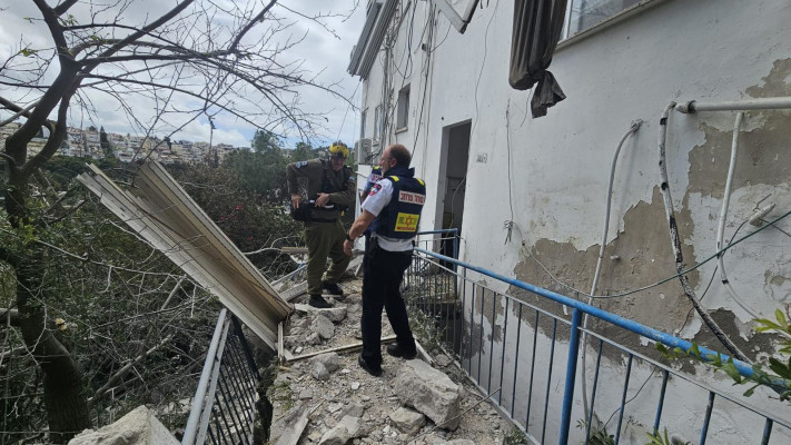 נפילה באזור חיפה