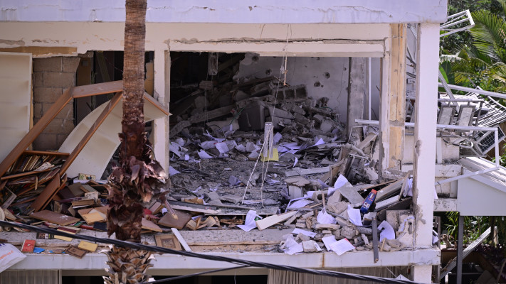 הדירה נחרבה, הדייר ניצל בנס