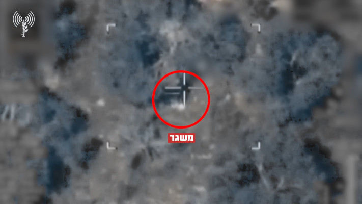 תקיפת משגר חיזבאללה בדרום לבנון