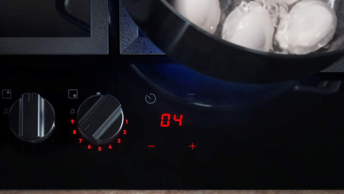 כיריים גז זכוכית Step Power של AEG