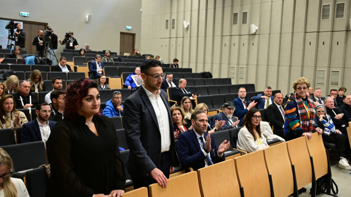 מפקדי משטרה ובכירי אכיפת חוק מכל העולם. הכנס ב''מצעד החיים''