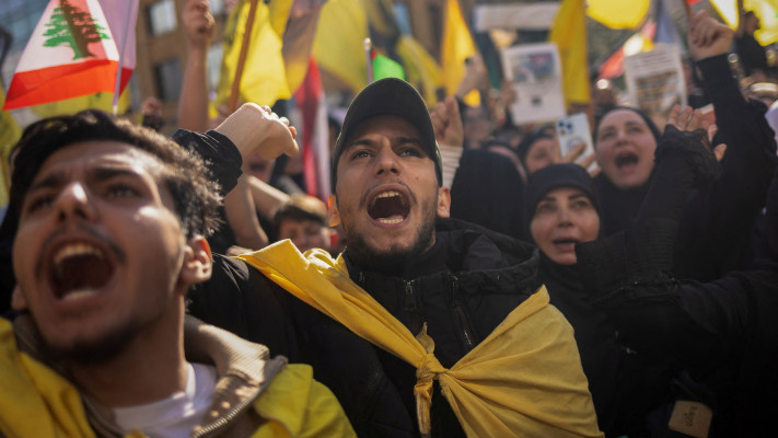 תומכי חיזבאללה בלבנון