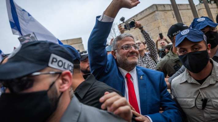 איתמר בן גביר לפני הדיון בבג''ץ