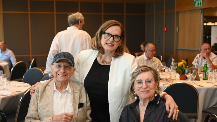 טובה סגול, יהודית לין וסמי סגול (צילום: ליאת מנדל)