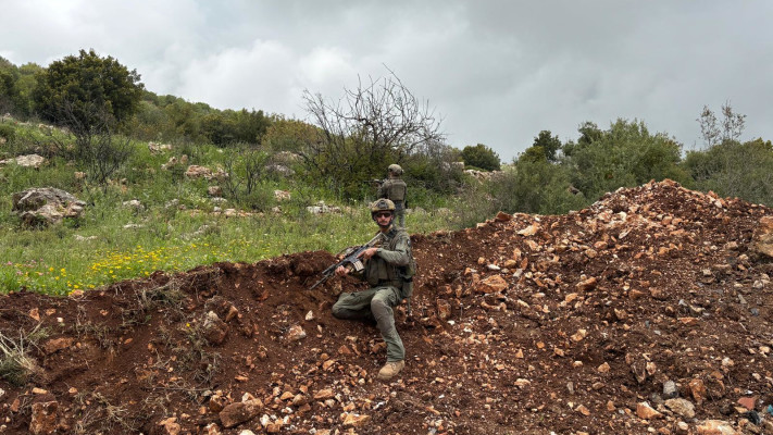 כוחות אוגדה 162 בדרום לבנון