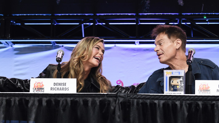 דניס ריצ'רדס ופטריק פטריק מולדון (צילום: Chelsea Guglielmino/Getty images)