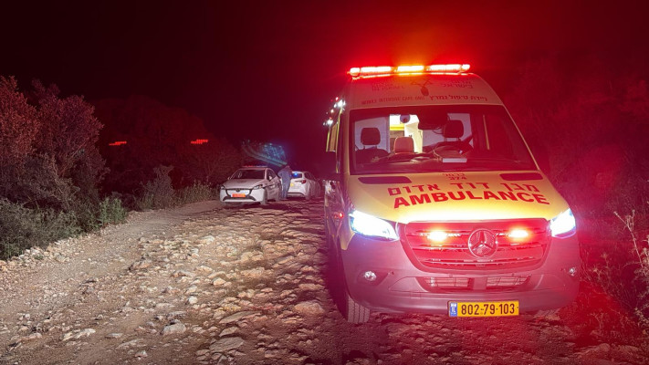 צוותי מד''א בשטח פתוח סמוך לדאלית אל כרמל