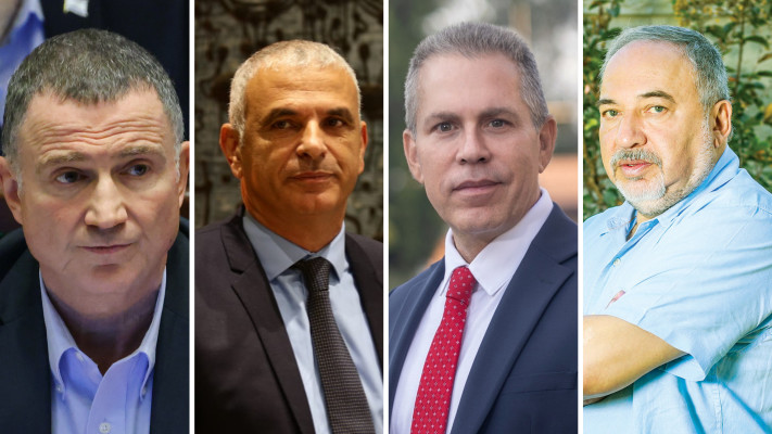 אביגדור ליברמן, גלעד ארדן, משה כחלון, יולי אדלשטיין