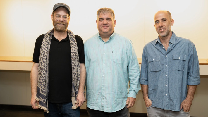 אסף סבן, יאיר רגב-הס ואבי תפילינסקי (צילום: מעיין חלף)