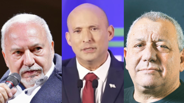 גדי איזנקוט, נפתלי בנט, אביגדור ליברמן