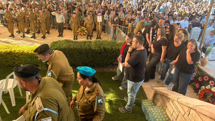 הלוויתו של סמ''ר נועם המבורגר ז&rdquo;ל