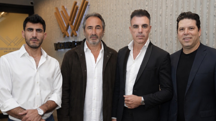 גיא חליפי, עדי וכלר, יונתן וולף-אברמצ׳יק ונריה אוחנונה (צילום: מכבים נדל״ן)