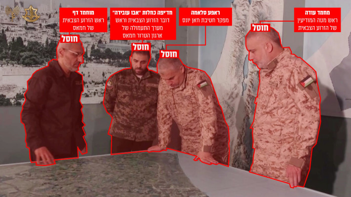 ראשי ארגון הטרור חמאס ברצועת עזה שחוסלו